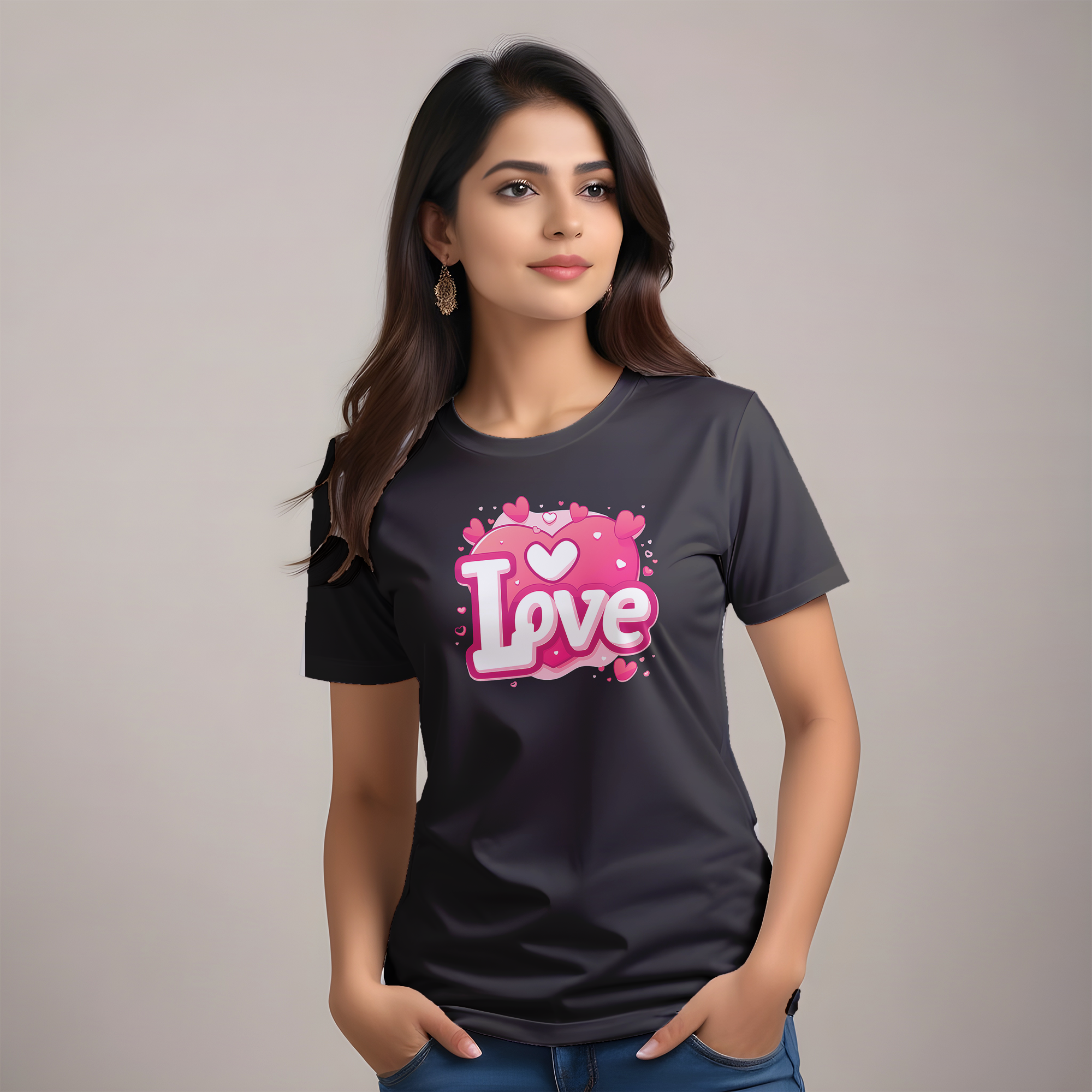 "Love" Graphic Tee for Women
