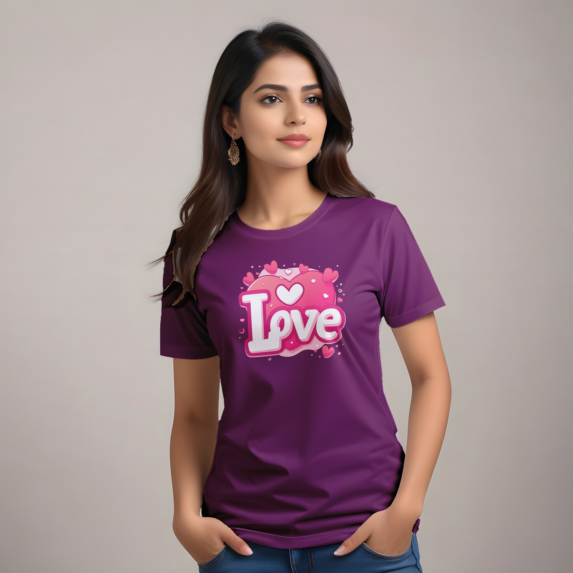 "Love" Graphic Tee for Women
