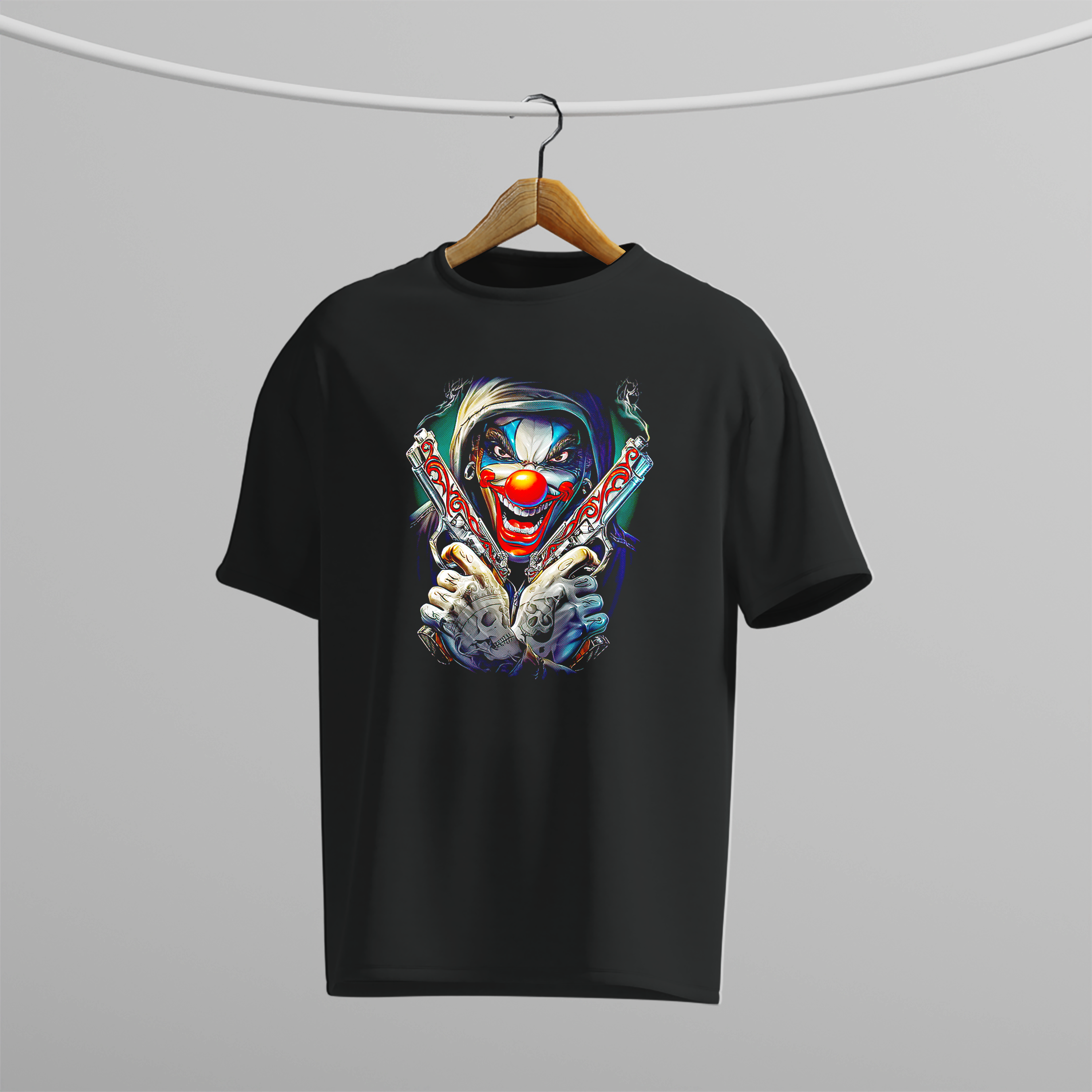 Oversized Joker x Venom Dual-Print T-Shirt | Villain Fusion Edition