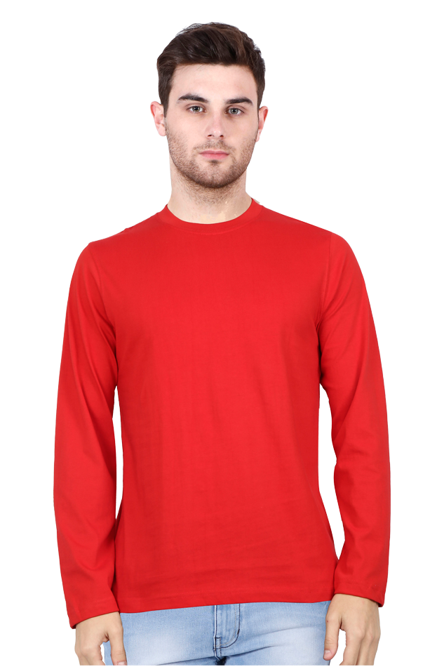 Round Neck Full Sleeve - Red