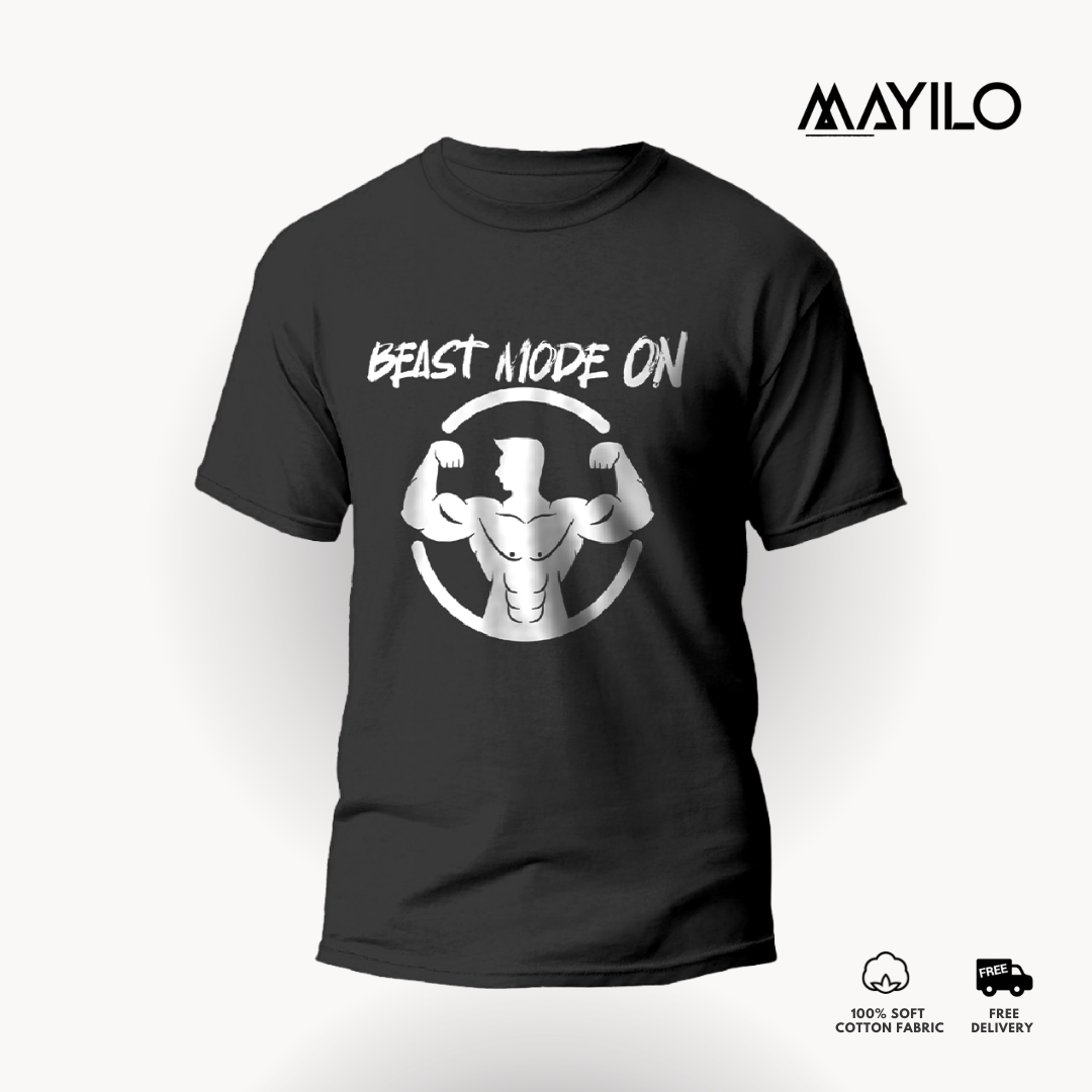 Beast Mode On T-shirt - Black