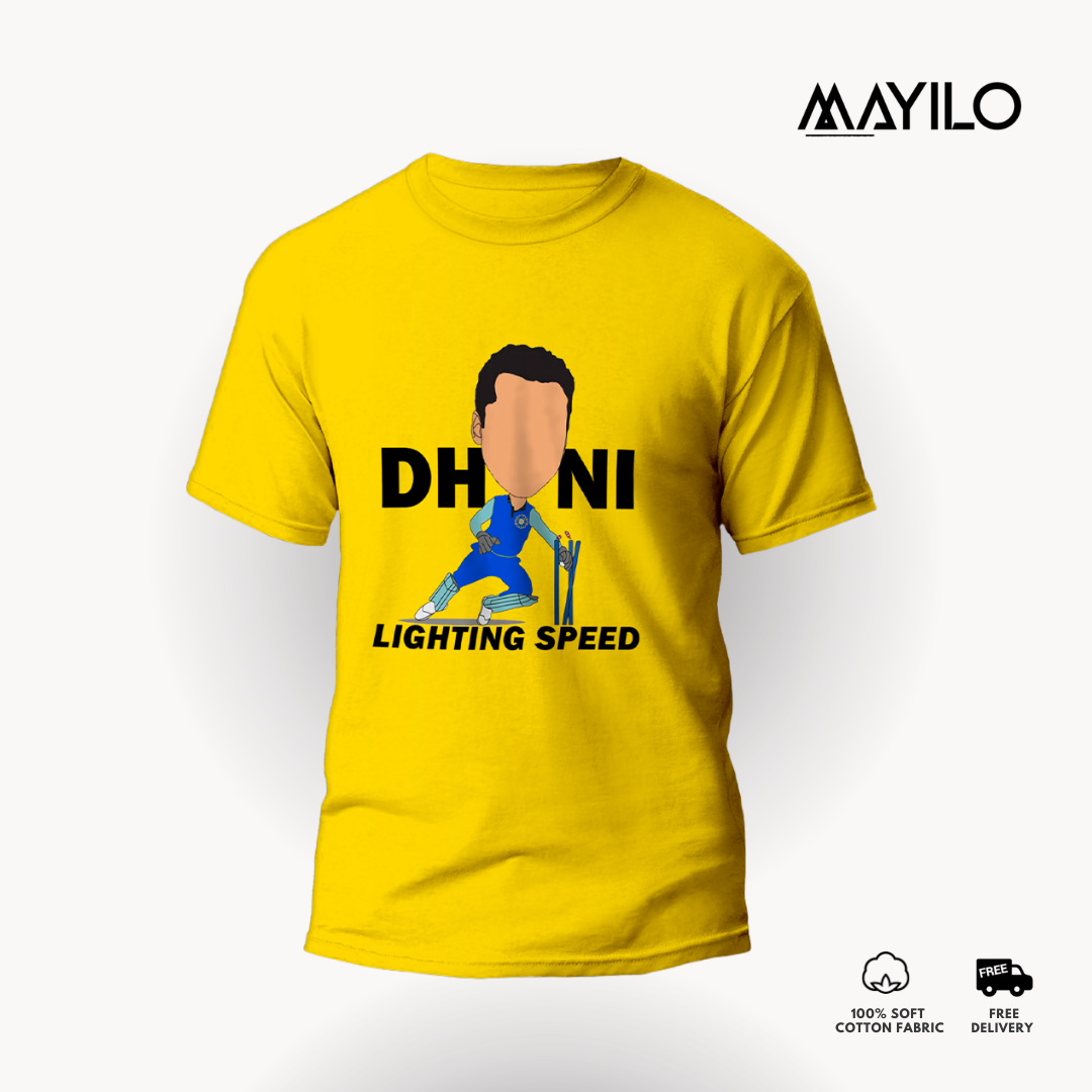 Dhoni Lightning Speed T-shirts