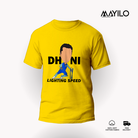 Dhoni Lightning Speed T-shirts