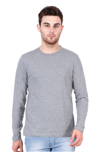 Round Neck Full Sleeve - Grey