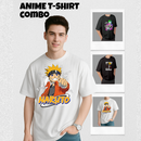 Anime T-shirt Combo Pack of 3
