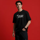 "Last Row Legends" T-Shirt | Funny Back Benchers College Tee | Black Oversized Graphic T-Shirt