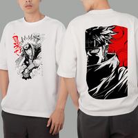 Dual-Sided Print T-Shirt | Naruto Anime Fan Edition