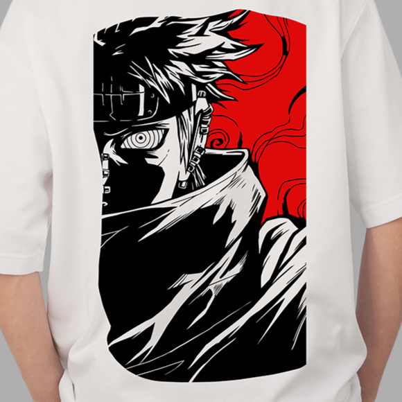 Naruto Oversized T-Shirt – Back Print