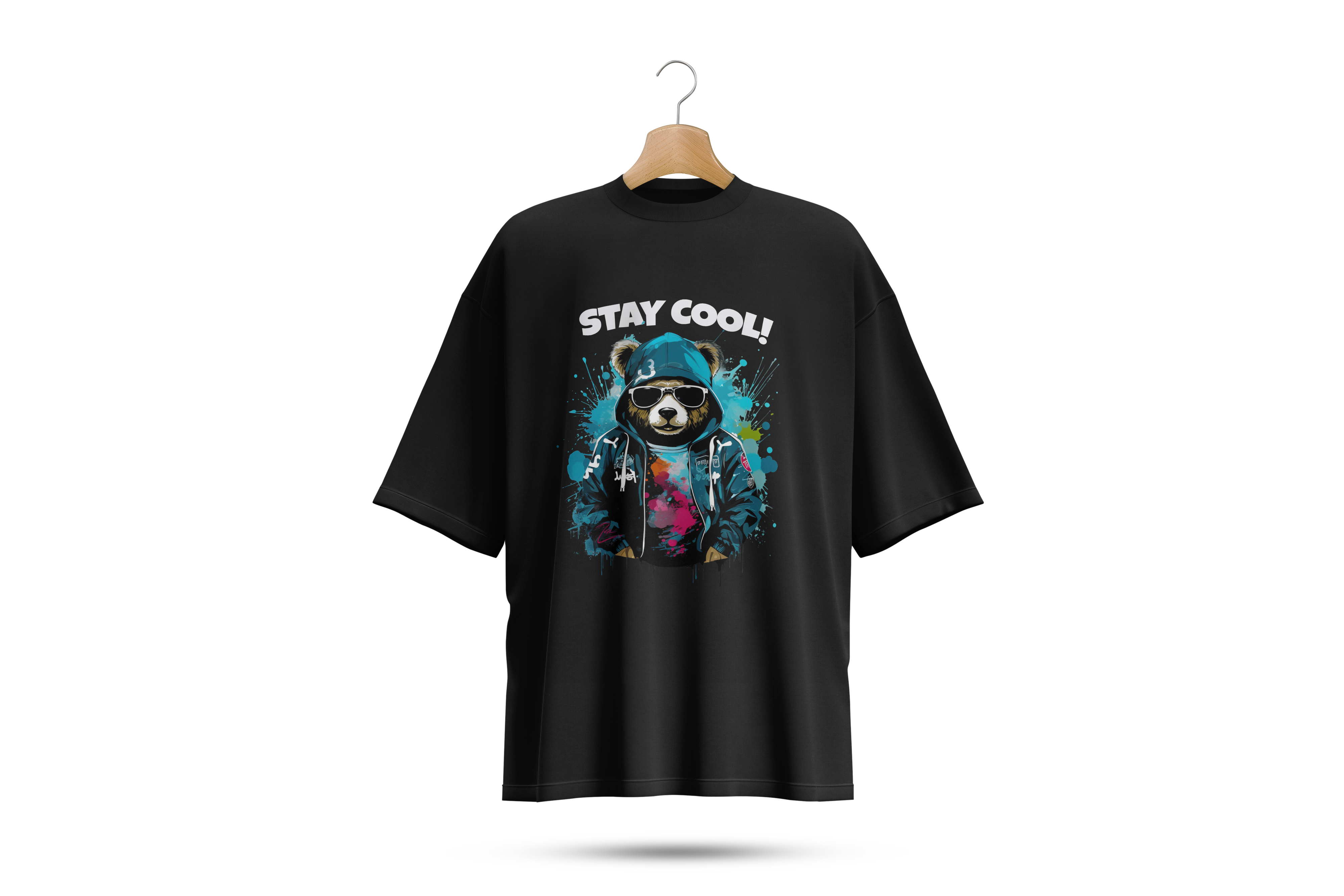 Stay Cool Bear T-Shirt – Funny Animal Streetwear Graphic Tee