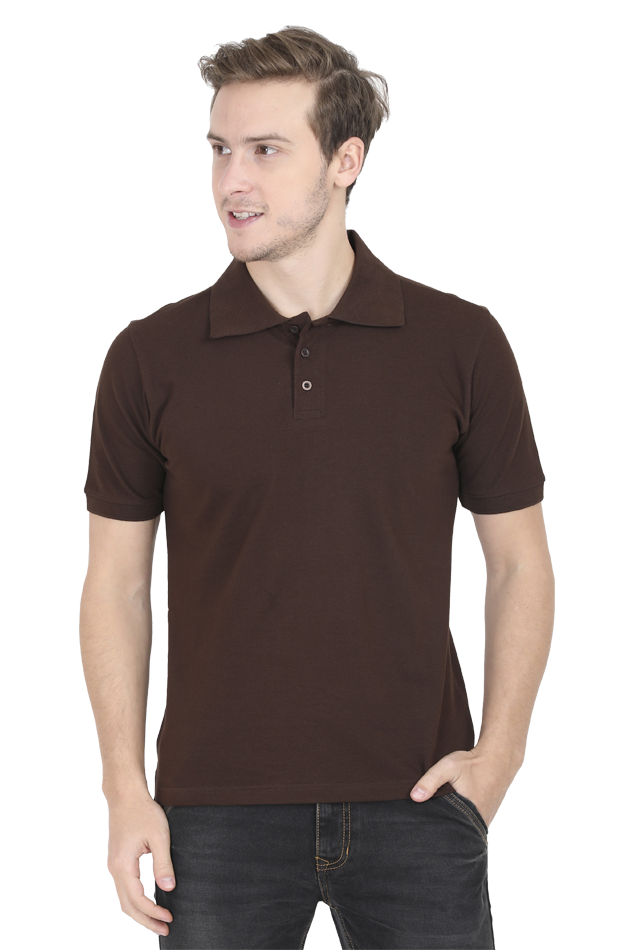 Coffee Brown Polo T-shirts