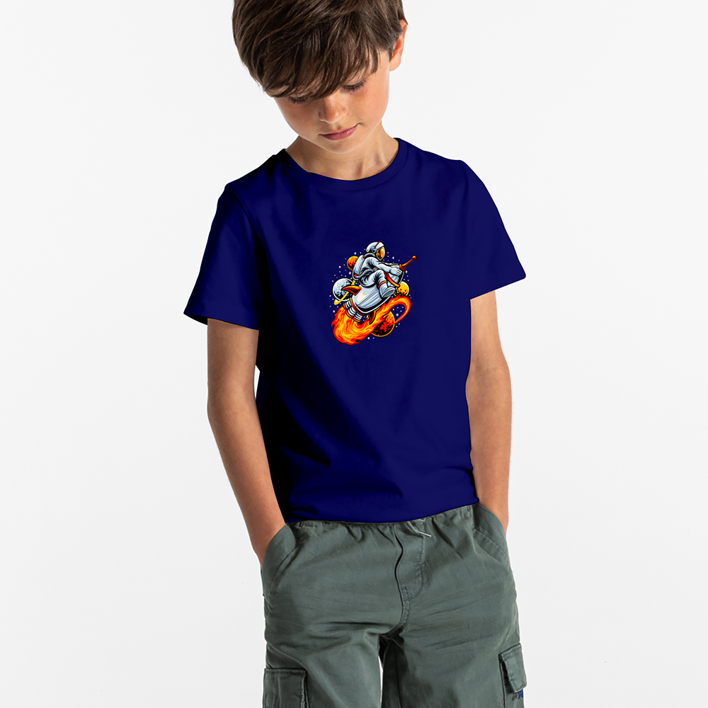 Kids Space Adventure T-Shirts – Rocket & Planet Print