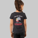 Unicorn Back Print Kids T-Shirt