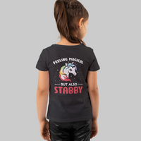 Unicorn Back Print Kids T-Shirt