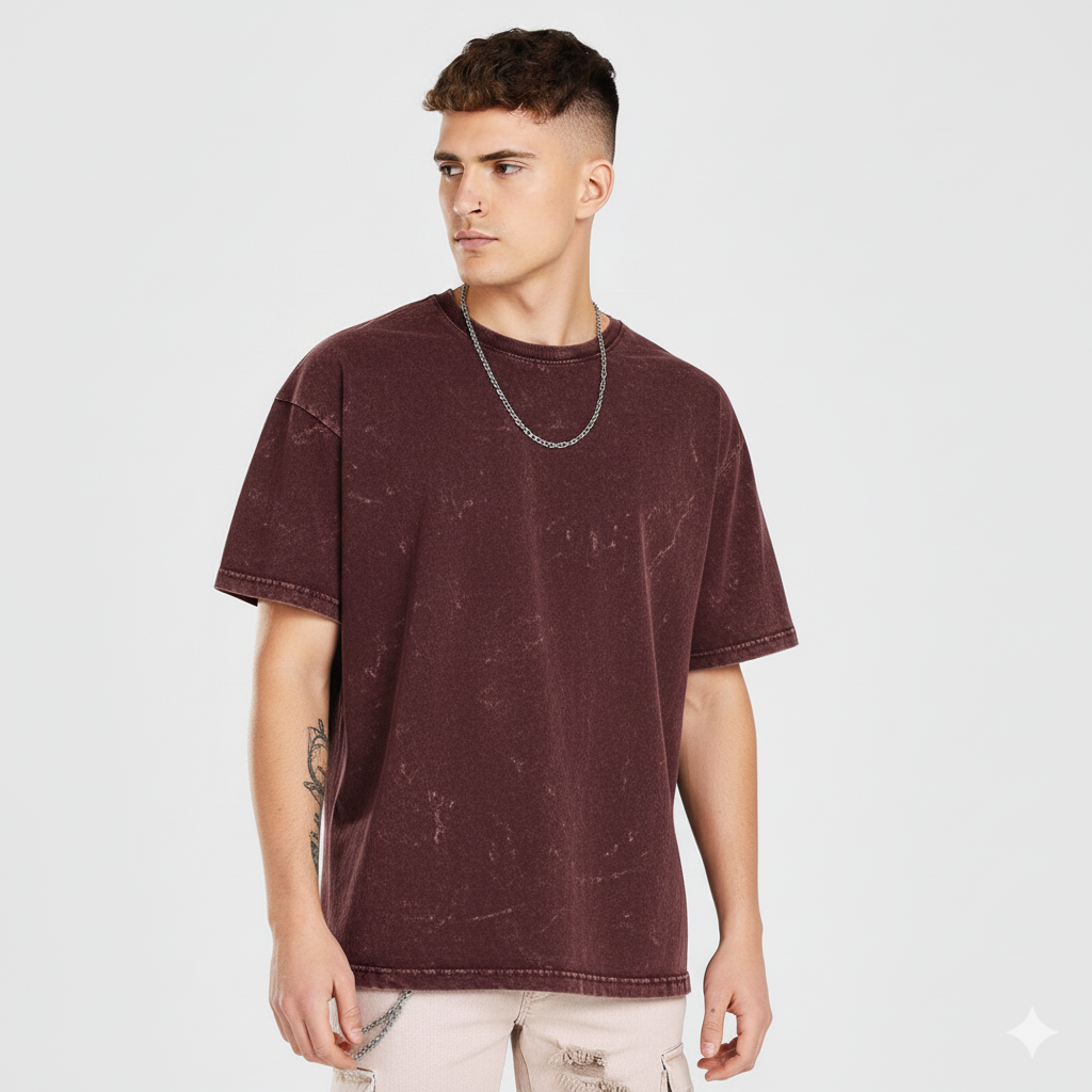 Trending Acid Washed Oversized T-Shirt